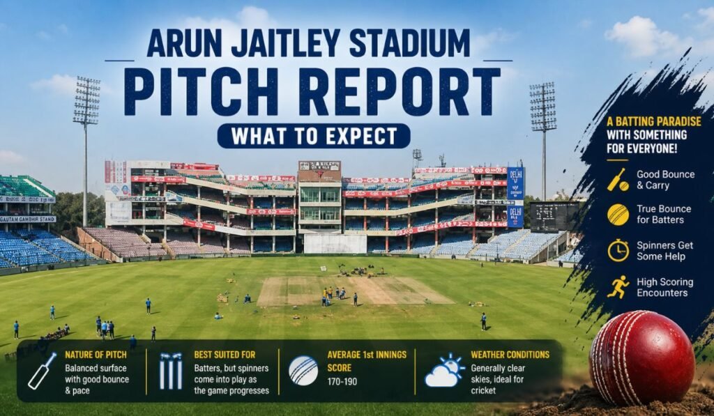 Arun Jaitley Stadium Pitch Report