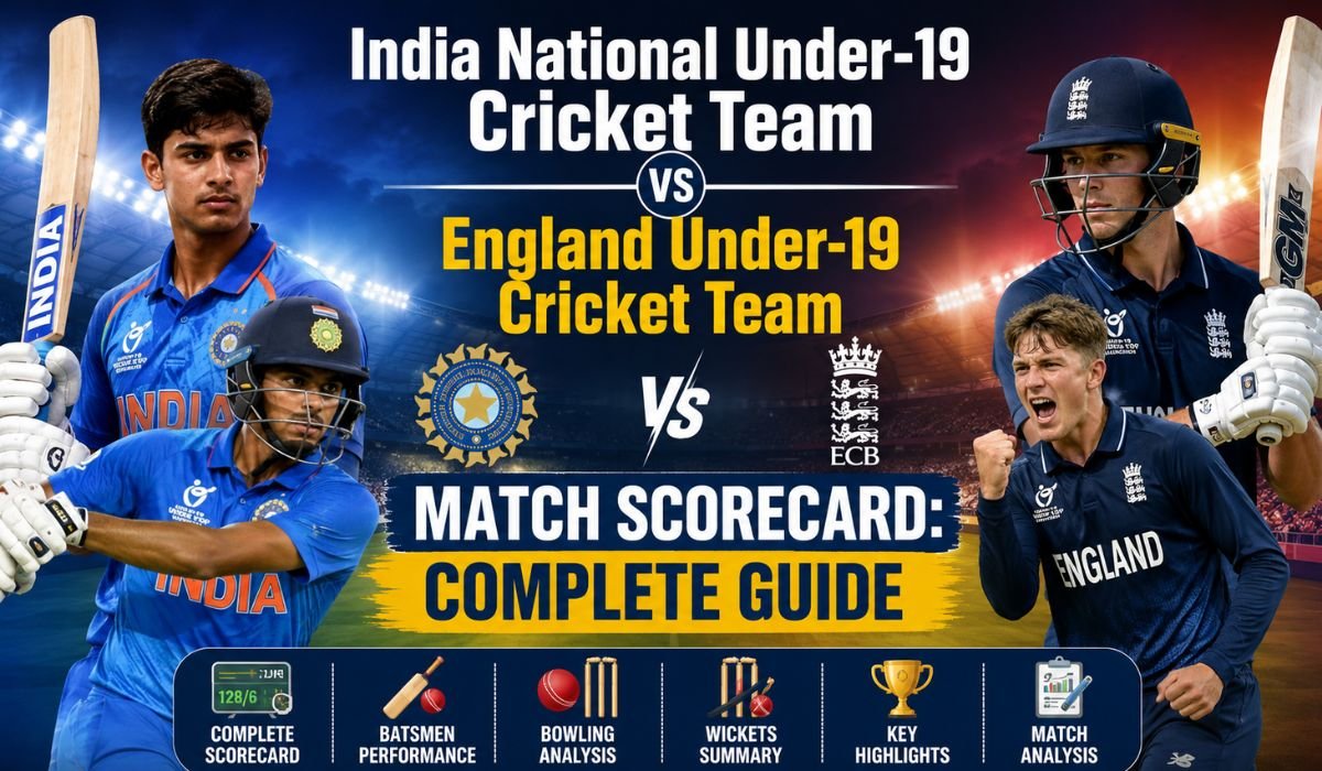 India National Under-19 Cricket Team vs England Under-19 Cricket Team Match Scorecard: Complete Guide